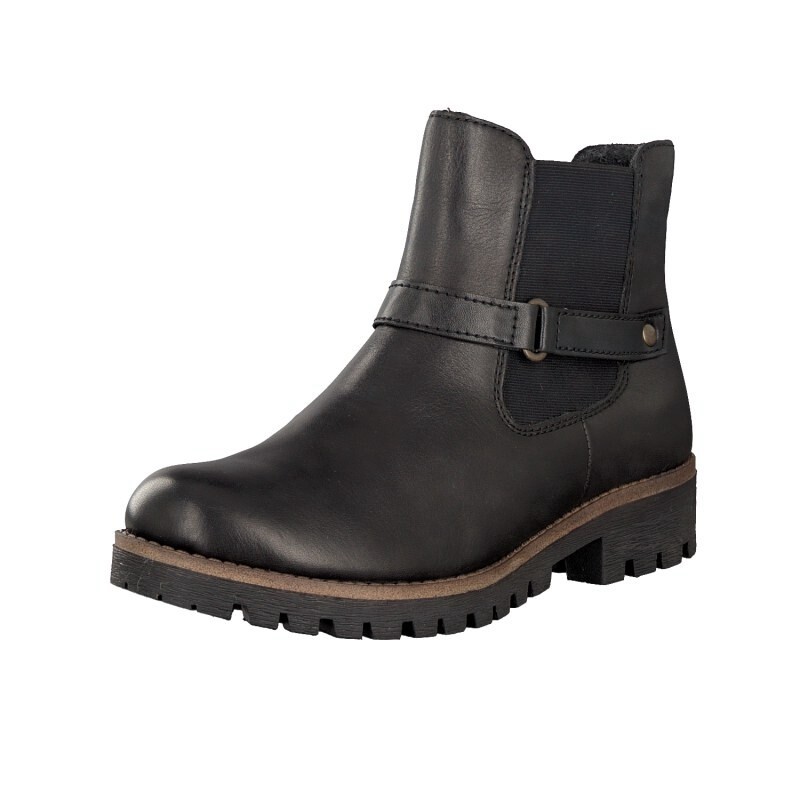 Botins Rieker 78562-00 Para Mulher - Pretas